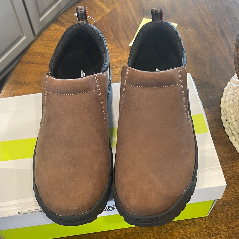 Eddie Bauer Brown Slip-On Shoes